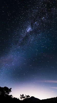 Fabric roller blind Starry sky