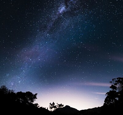 Fabric roller blind Starry sky