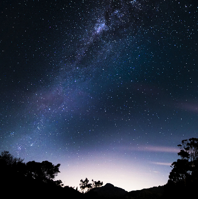 Fabric roller blind Starry sky