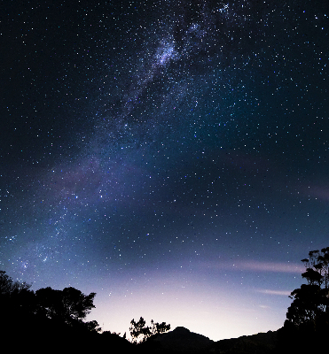 Fabric roller blind Starry sky