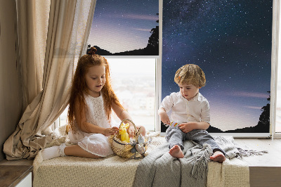 Fabric roller blind Starry sky