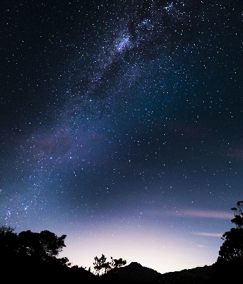 Fabric roller blind Starry sky
