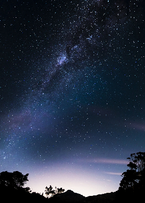 Fabric roller blind Starry sky