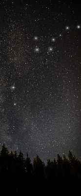 Modern roller blind Stars in the sky