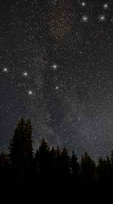 Modern roller blind Stars in the sky