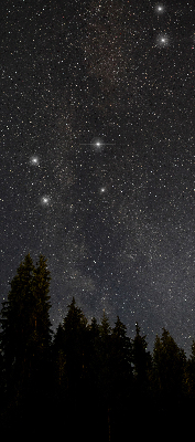 Modern roller blind Stars in the sky