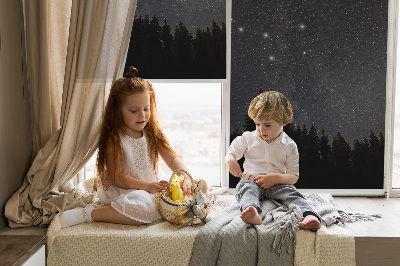 Modern roller blind Stars in the sky