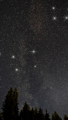 Modern roller blind Stars in the sky