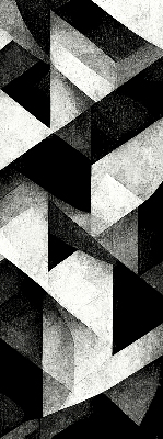 Fabric roller blind Triangles in abstraction