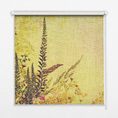 Roller blind for large window Plants