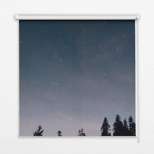 Roller blind for large window Starry sky