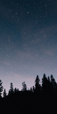 Roller blind for large window Starry sky