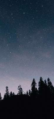 Roller blind for large window Starry sky