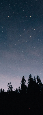 Roller blind for large window starry sky pattern