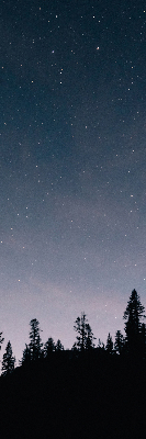 Roller blind for large window starry sky pattern