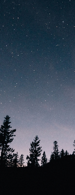 Roller blind for large window Starry sky