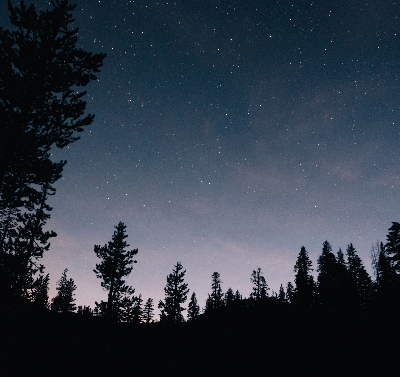 Roller blind for large window Starry sky