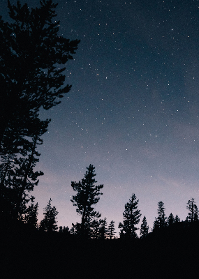 Roller blind for large window Starry sky
