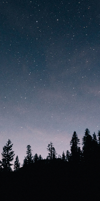 Roller blind for large window Starry sky