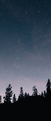 Roller blind for large window Starry sky