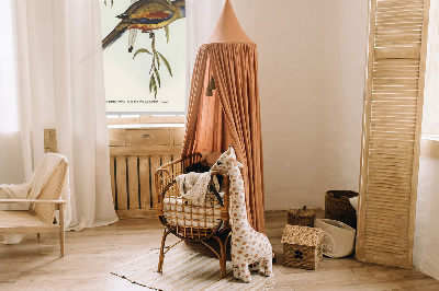 Fabric roller blind Two birds on a branch