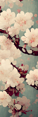 Fabric roller blind Cherry blossom