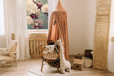 Fabric roller blind Cherry blossom