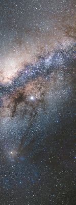 Fabric roller blind Milky Way