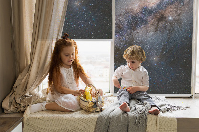Fabric roller blind Milky Way