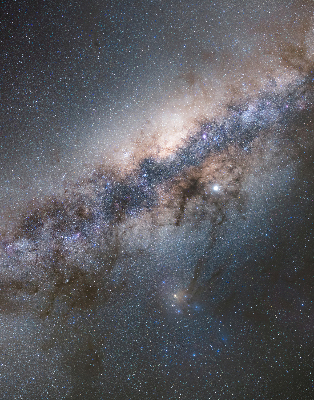 Fabric roller blind Milky Way