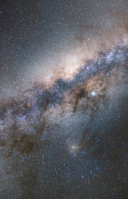 Fabric roller blind Milky Way