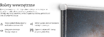 Fabric roller blind Milky Way