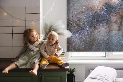 Fabric roller blind Milky Way