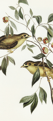 Fabric roller blind Birds on a tree