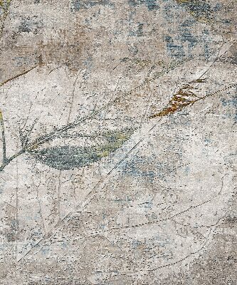Roller blind for large window Reflected leaves