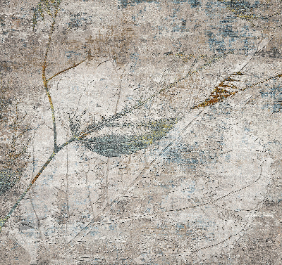 Roller blind for large window Reflected leaves