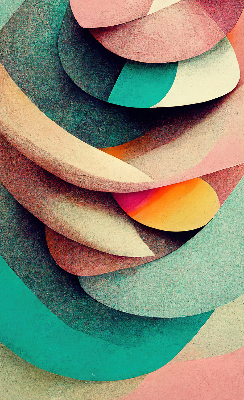 Modern roller blind Abstraction