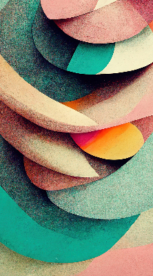 Modern roller blind Abstraction