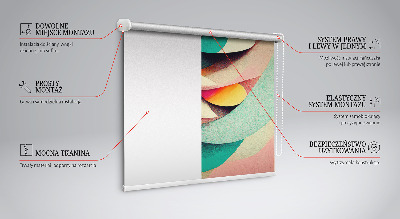 Modern roller blind Abstraction