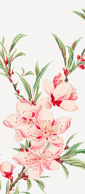 Modern roller blind Pink flower