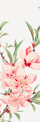 Modern roller blind Pink flower