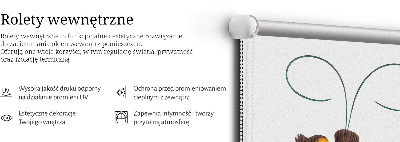 Modern roller blind Birds on a branch