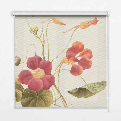 Roller blind modern flower design