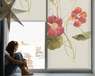 Modern roller blind Flower