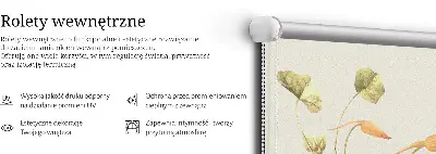 Roller blind modern flower design