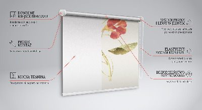 Modern roller blind Flower