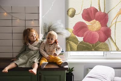 Modern roller blind Flower
