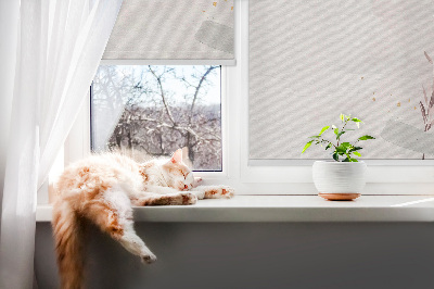 Roller blind for large window A crumpled piece of paper