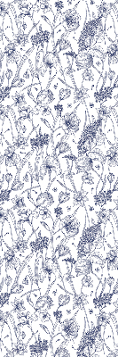 Wildflowers roller blind for large windows