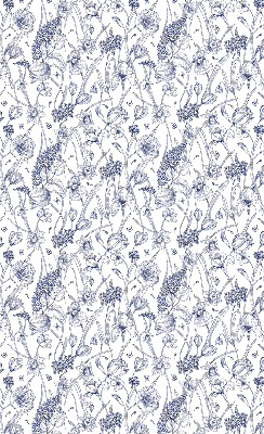 Roller blind for large window Wildflowers